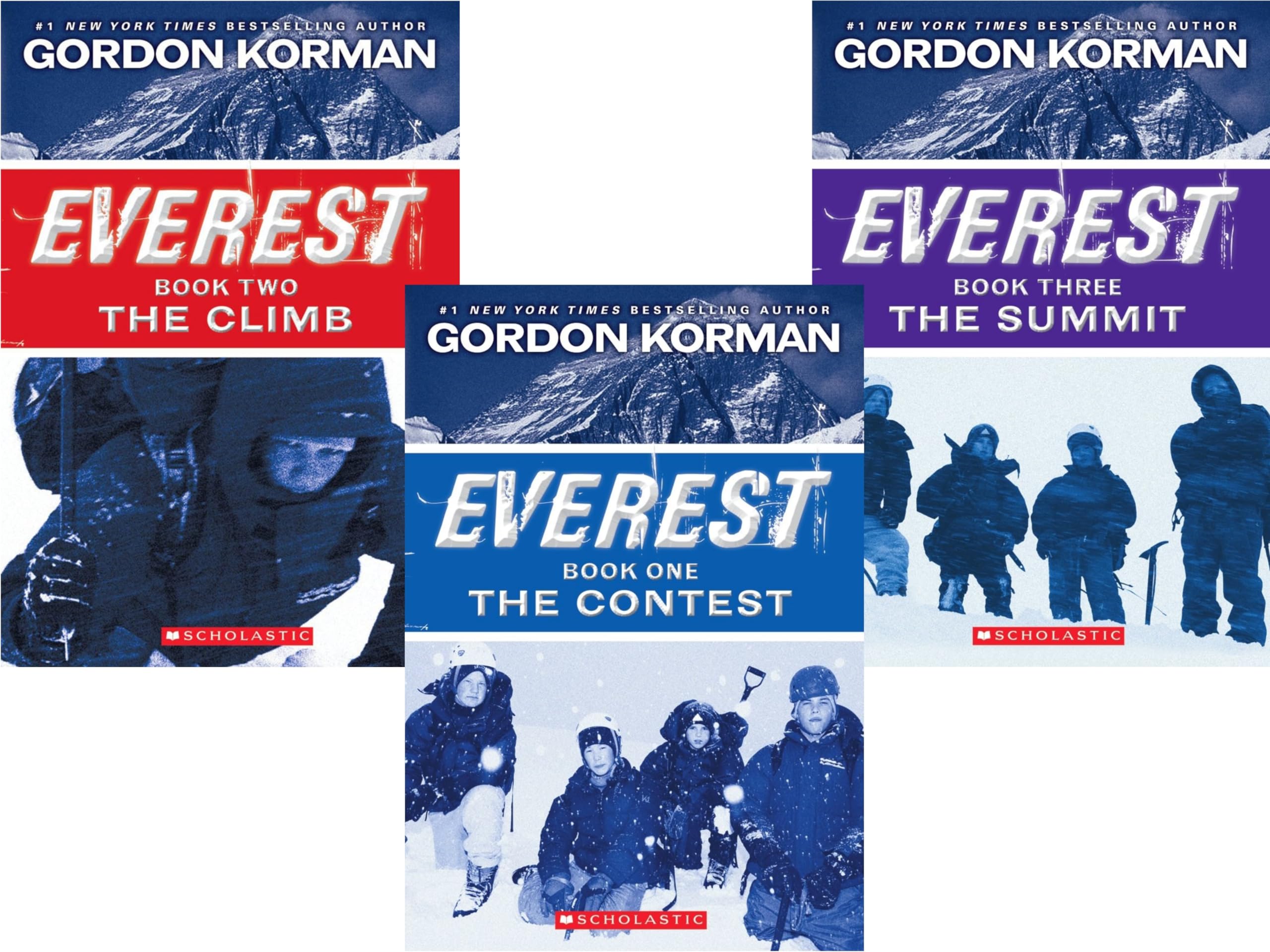 The Complete Everest Trilogy, Books 1-3: The Contest, The Climb, and The Summit (3-Book Set)
