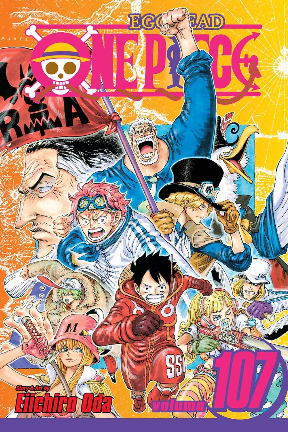 The One Piece Series, Vol. 104-107, 4 Books Collection Set by Eiichiro Oda