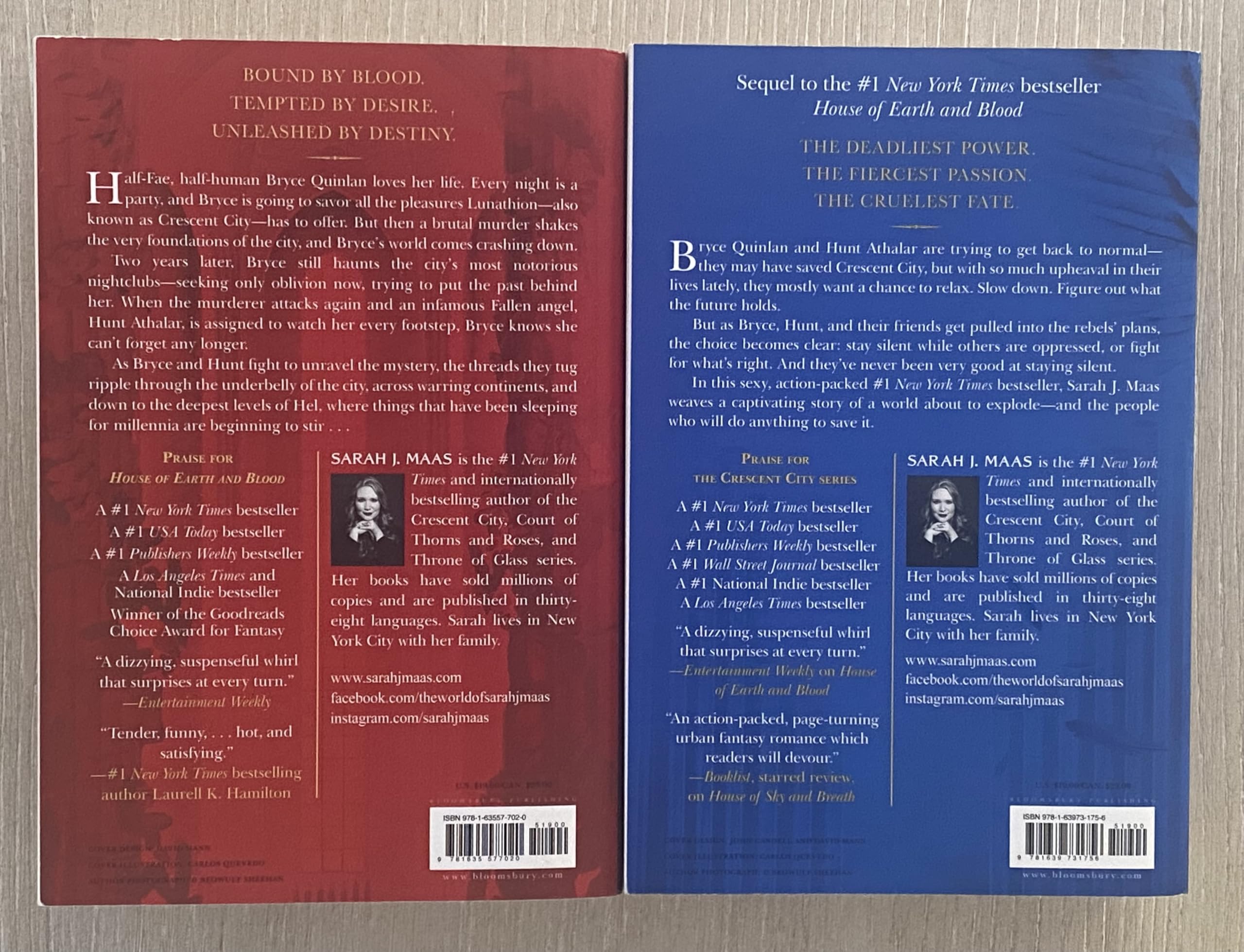 Crescent City Two books collection set (House of Earth and Blood (Paperback) & House of Sky and Breath) Hardcover Feb 2022