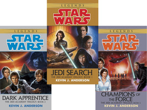 Star Wars Jedi Academy Trilogy - Jedi Search / Champions of the Force / Dark Apprentice - All 3 Books (Star Wars Jedi Academy, Volumes 1, 2 & 3)