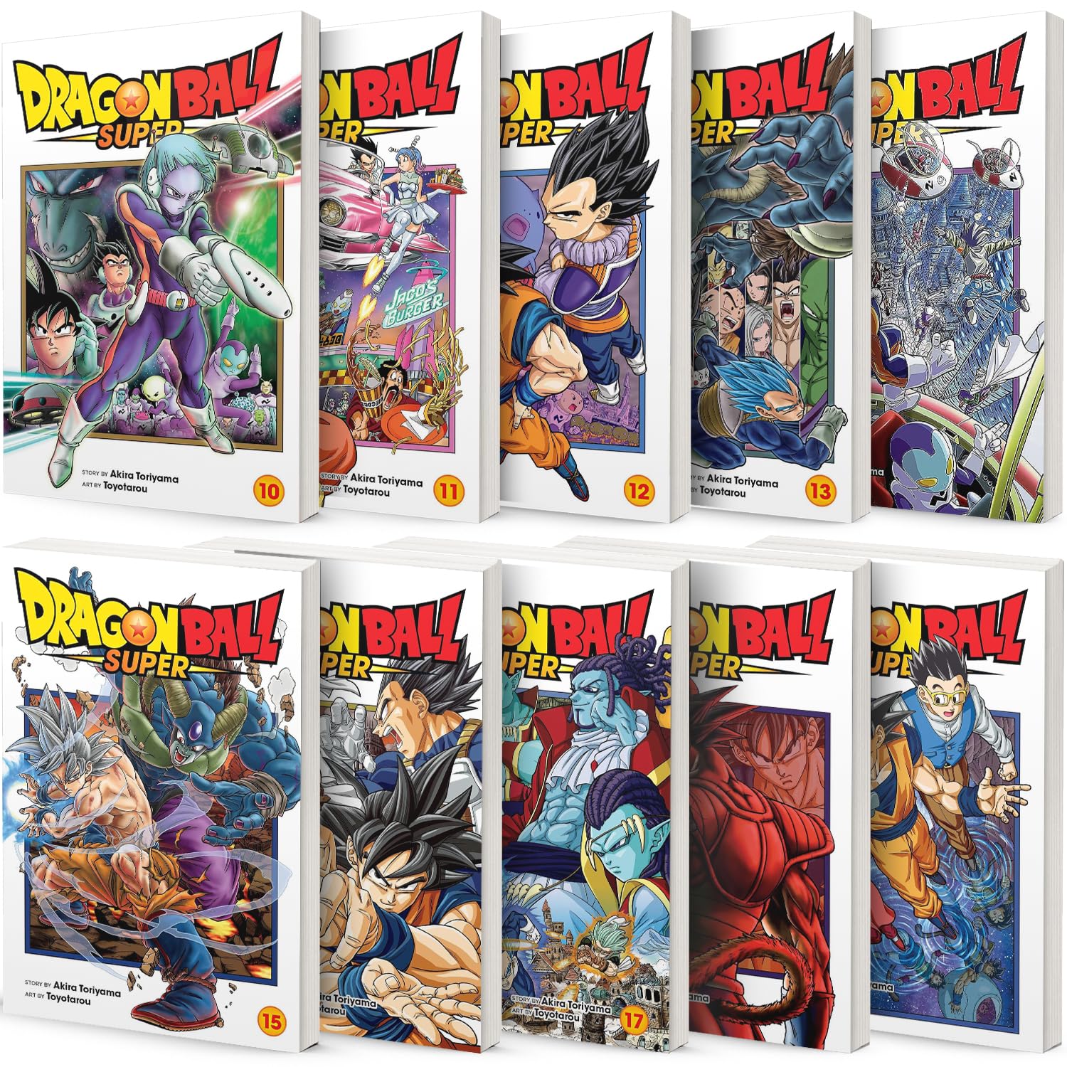 Dragon Ball Super Manga, Vol. 10 -19 Collection 10 book set by Akira Toriyama,Toyotarou