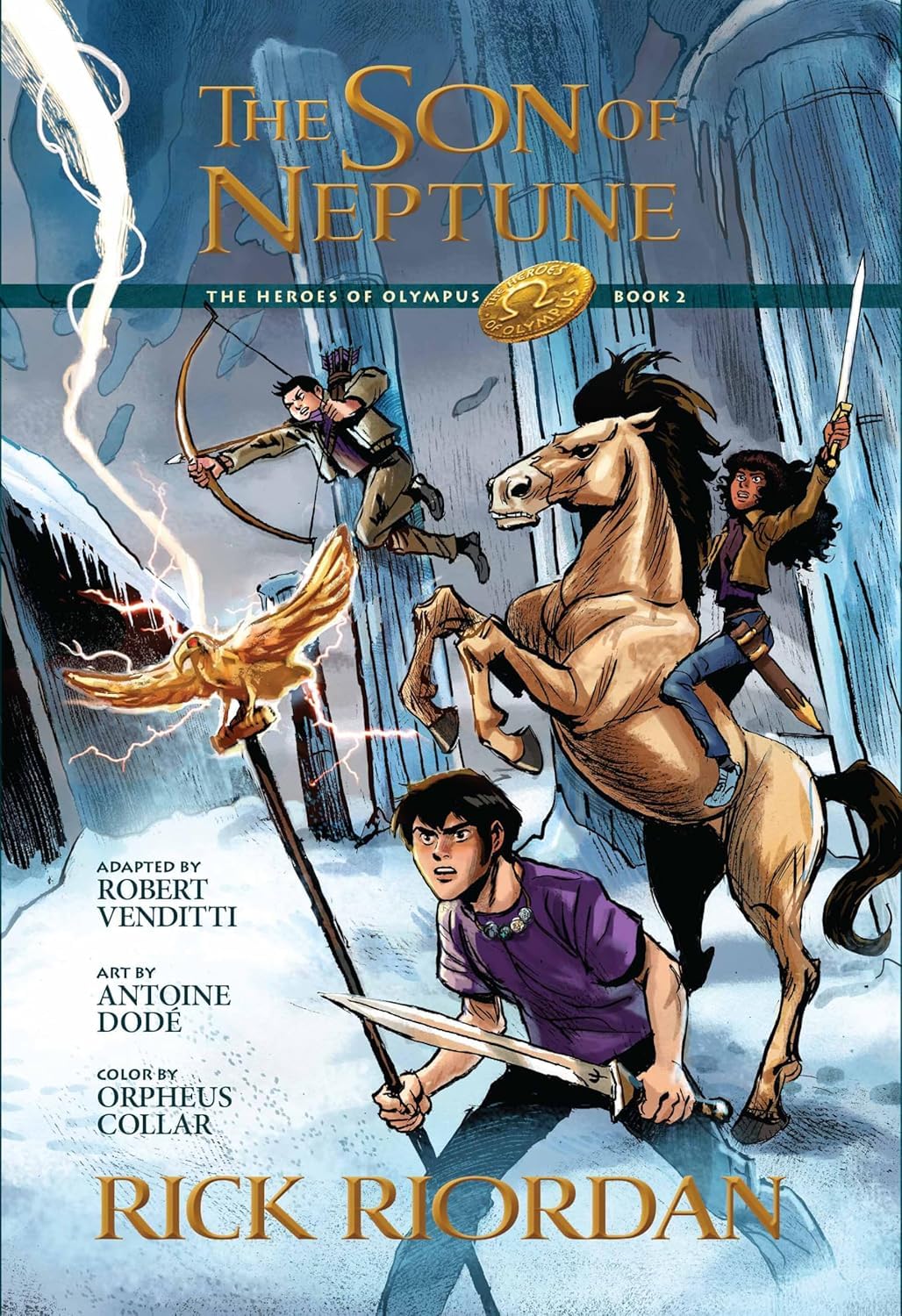The Heroes of Olympus Series, 4 Books Collection Set, Lost Hero, Son of Neptune, The Mark of Athena, The House of Hades, by Rick Riordan