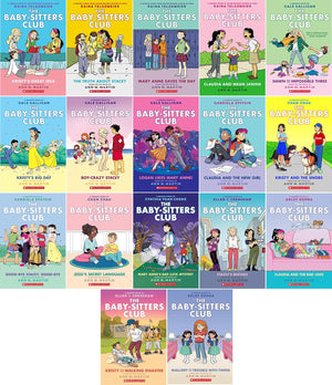 The Baby-Sitters Club Series. 17 Books Collection Set by Raina Telgemeier