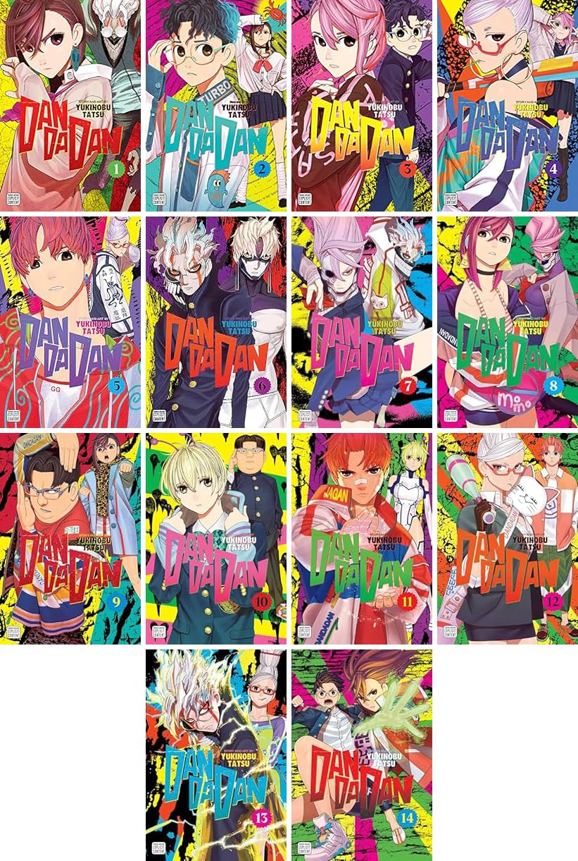 Dandadan Series Vol 1-14 Collection 14 Books Set by Yukinobu Tatsu