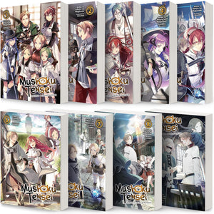 Mushoku Tensei: Jobless Reincarnation Light Novel Set Vol. 1-9, 9 Books Collection Set