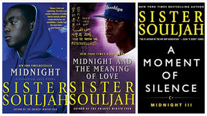 The Midnight Series Collection 3 Book Set By Sister Souljah (Midnight: A Gangster Love Story, A Moment of Silence and the Meaning of Love)