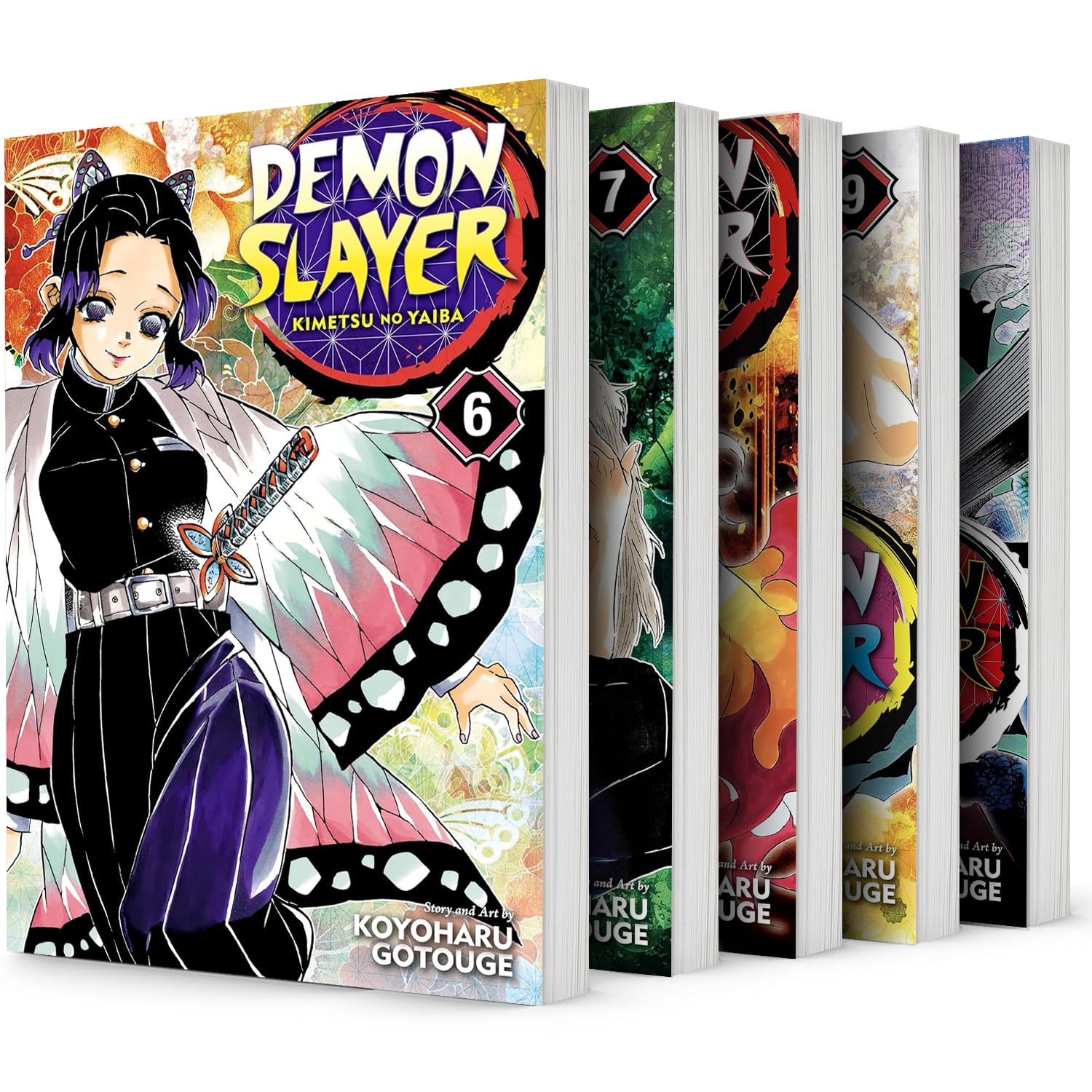 Demon Slayer: Kimetsu no Yaiba. Set of 5 Books. Vol. 6-10