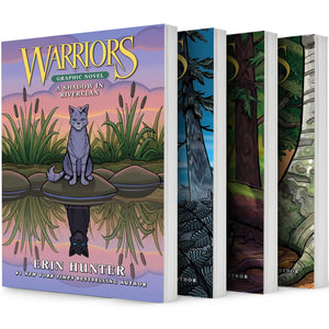 Warriors Graphic Novel Series, Collection Set of 4 Books. A Shadow in Riverclan, Winds of Change, Exile from ShadowClan, A Thief in Thunderclan by Erin Hunter
