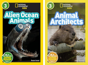 National Geographic Kids Readers Level 3 10-Book Educational Set – Biographies, Animal Science, History & STEM Nonfiction for Kids Ages 7–10 – Early Chapter Readers Collection