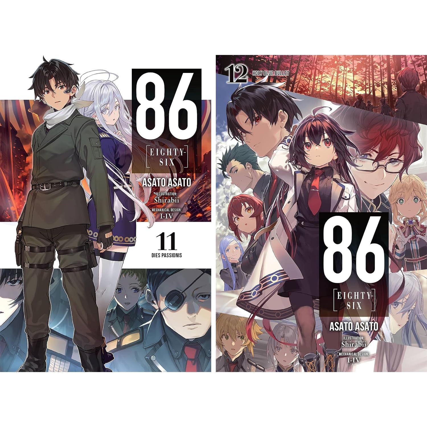 86-EIGHTY-SIX Light Novel 13-Book Set Vol 1-13 by Asato Asato