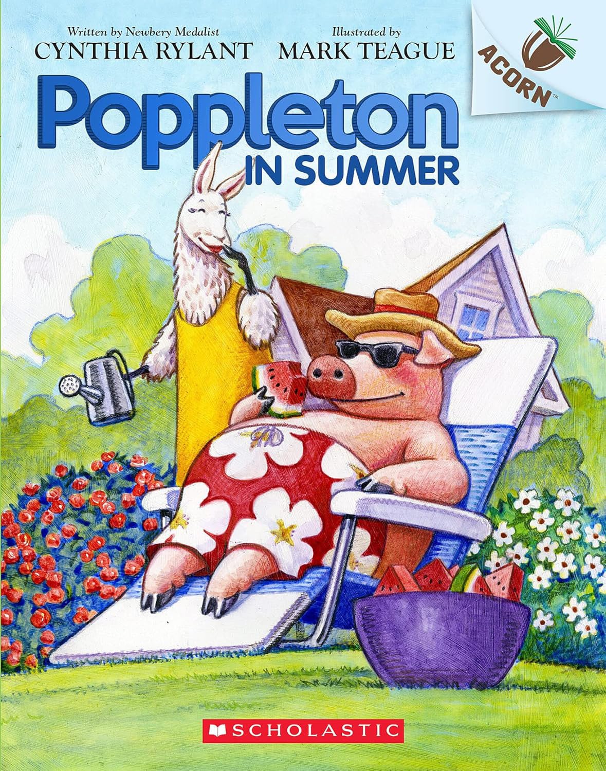 Poppleton Series, 5 Books Set, Poppleton: An Acorn Book, Poppleton and Friends, Poppleton in Summer, Poppleton in Winter, Poppleton in Spring, by Cynthia Rylant