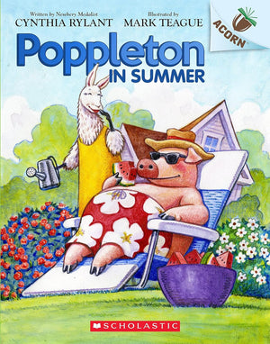 Poppleton Series, 5 Books Set, Poppleton: An Acorn Book, Poppleton and Friends, Poppleton in Summer, Poppleton in Winter, Poppleton in Spring, by Cynthia Rylant