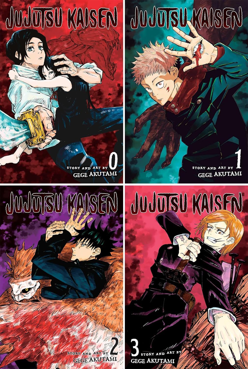Viz Media The Jujutsu Kaisen Series (Vol 0-27) 28 Books Collection Set By Gege Akutami