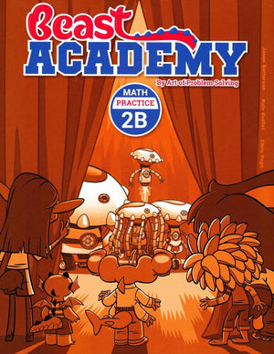 AoPS 2-Book Set : Art of Problem Solving Beast Academy 2B Guide and Practice 2-Book Set