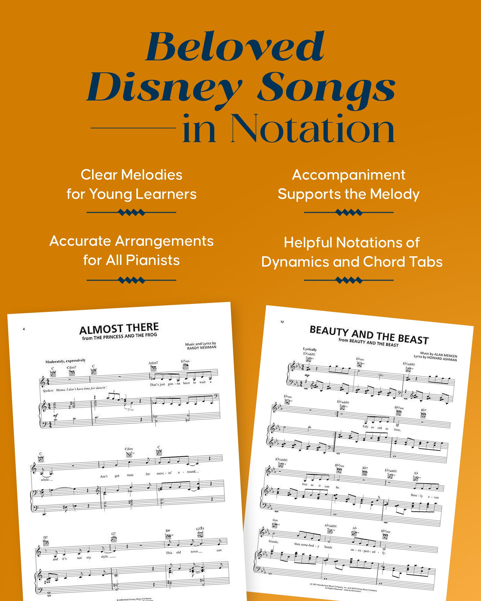Contemporary Disney - 50 Favorite Songs, 3rd Edition | Piano/Vocal/Guitar Sheet Music Songbook for Disney Fans and Students | 3rd Edition Music Book Collection for Performers Teachers and Gift Giving