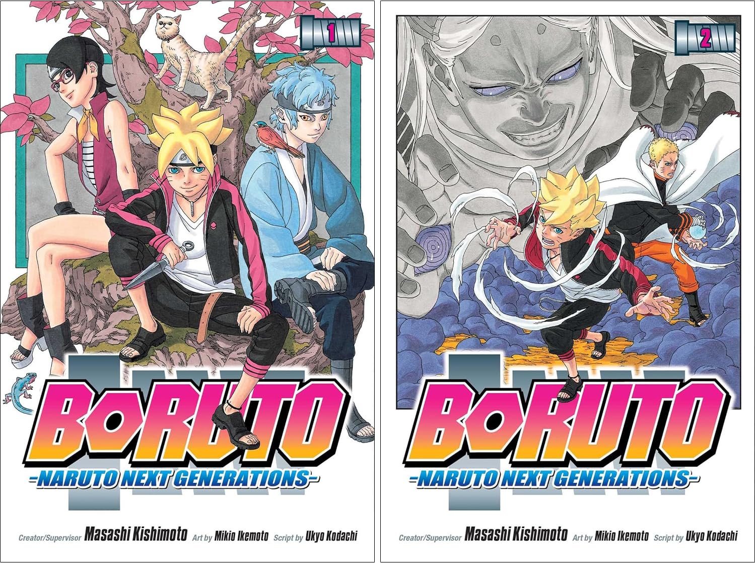 Boruto: Naruto Next Generations Series, Set of 15 Books (Vol. 1 - Vol. 15) by Ukyo Kodachi