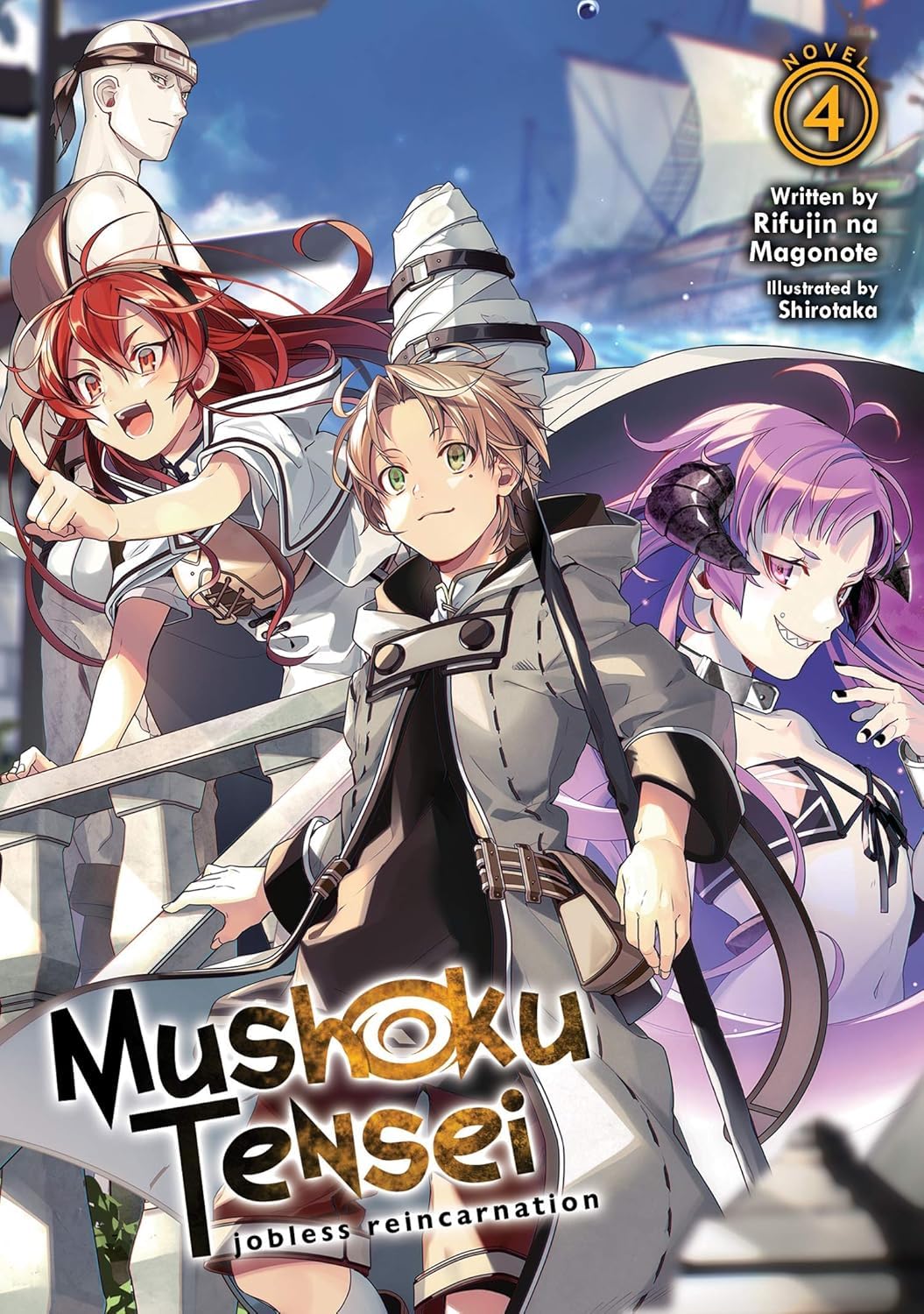 Jobless Reincarnation Light Novel Set of 5 Books, Mushoku Tensei Vol. 1-5 by Rifujin Na Magonote