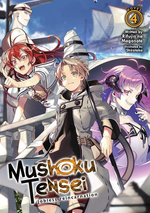 Jobless Reincarnation Light Novel Set of 5 Books, Mushoku Tensei Vol. 1-5 by Rifujin Na Magonote