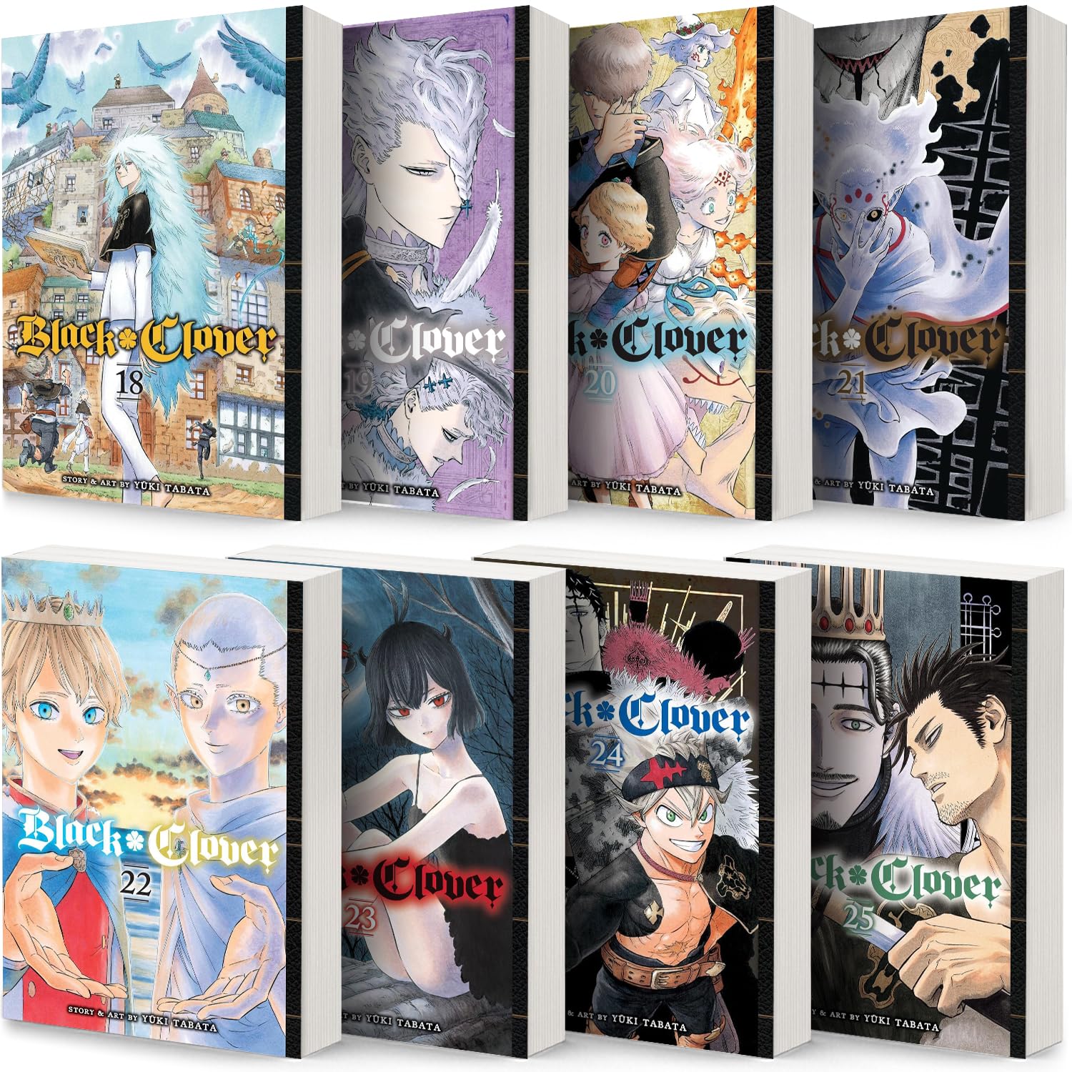Black Clover Manga Set, Vol. 18-25