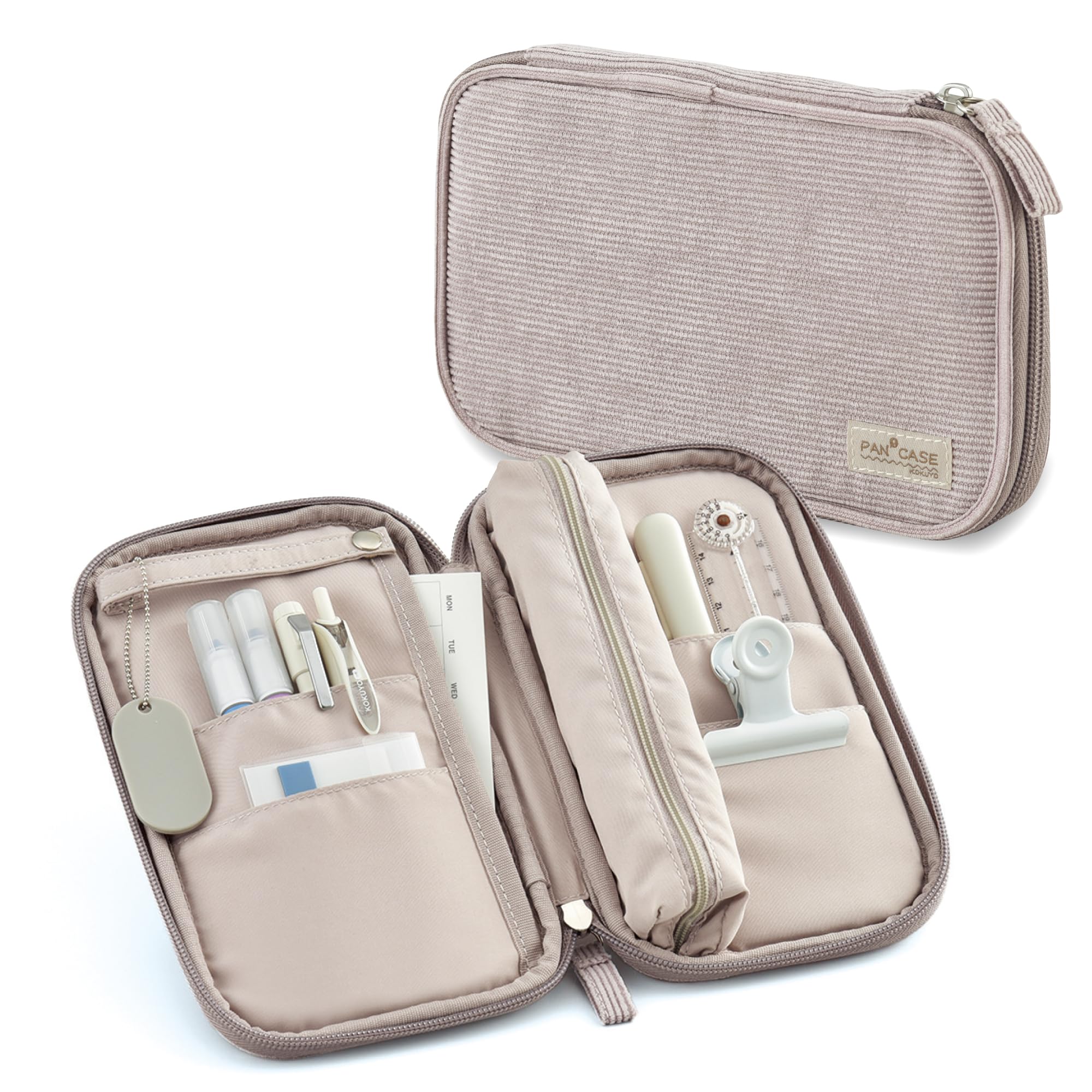 KOKUYO Slim Pencil holder Pouch, Gray (F-VBF300M)