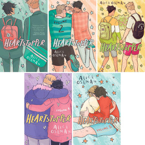 Heartstopper Series, Set of 5 Books, Vol. 1-5