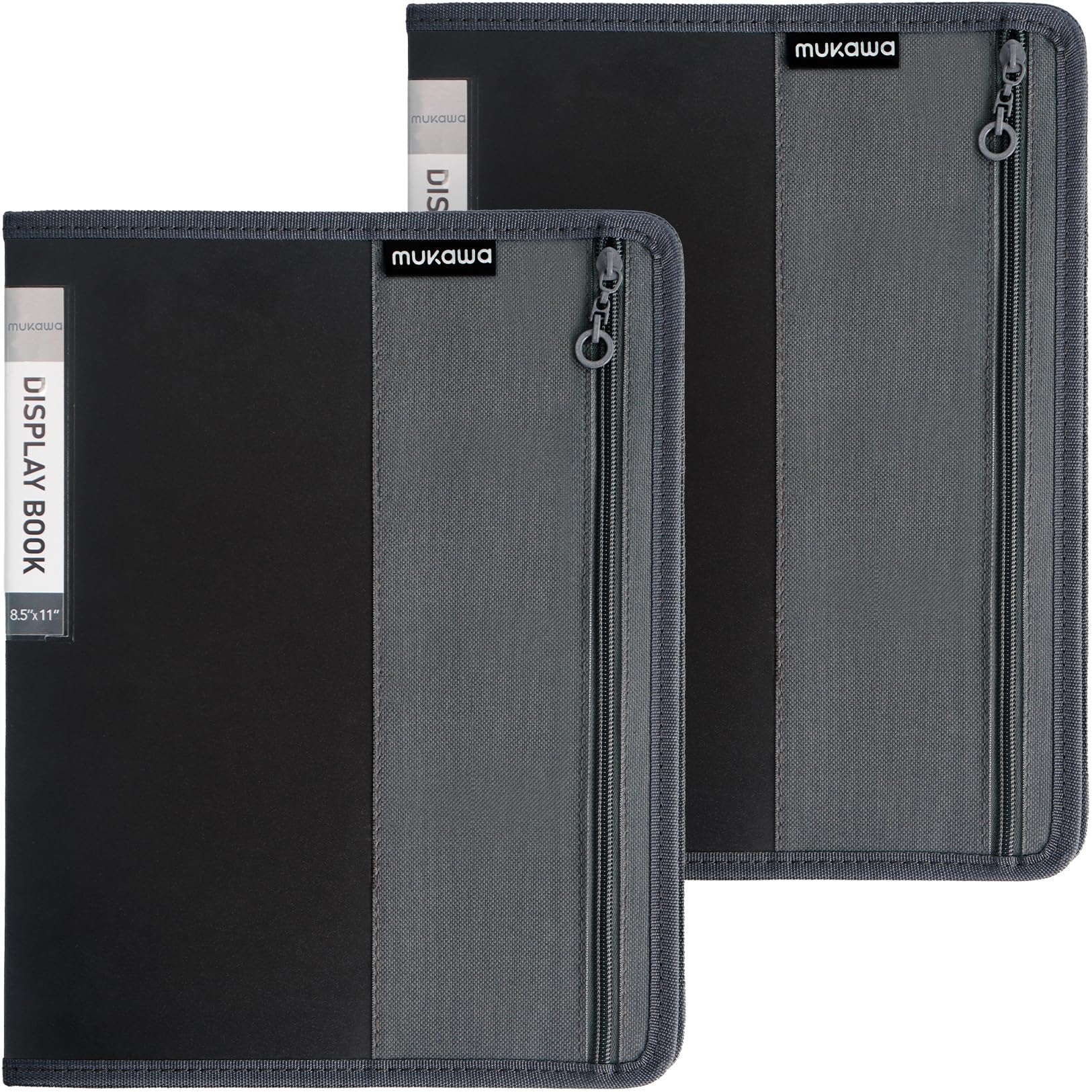 MUKAWA 30-Pocket Display Book, 8.5×11 Letter Size Portfolio Folder
