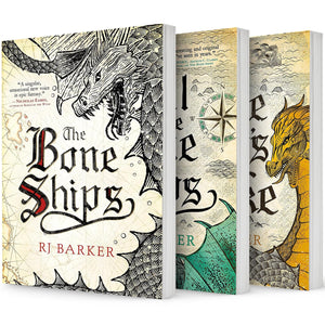 The Tide Child Trilogy Series, Collection Set of 3 Books. The Bone Ships, Call of the Bone Ships and The Bone Ship's Wake by RJ Barker