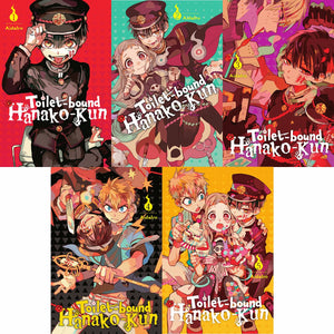 Toilet-Bound Hanako-Kun Series 5 book set Vol. 1 - 5 by Aidairo