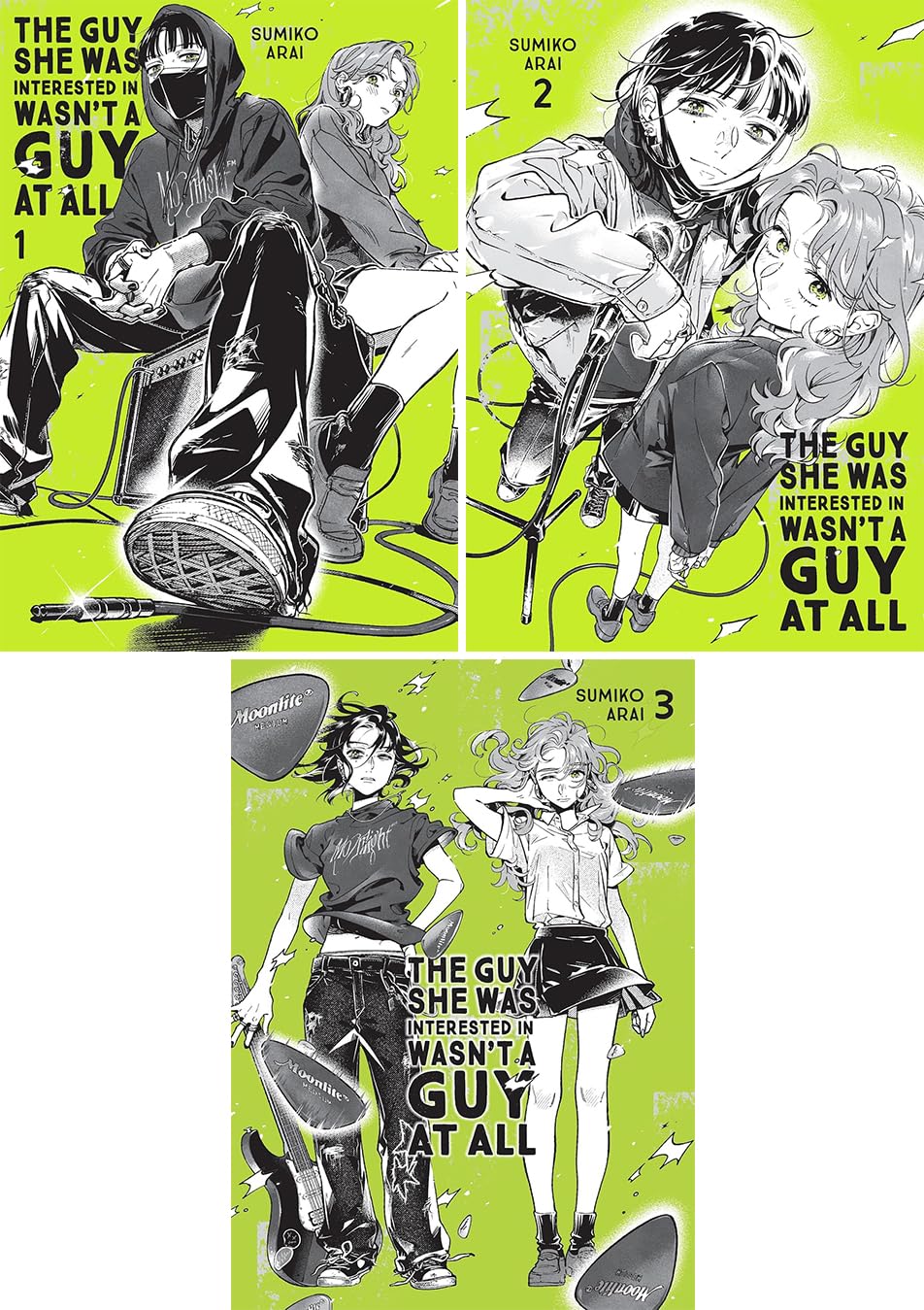 The Guy She Was Interested In Wasn't a Guy at All Series Vol. 1-3 by Sumiko Arai