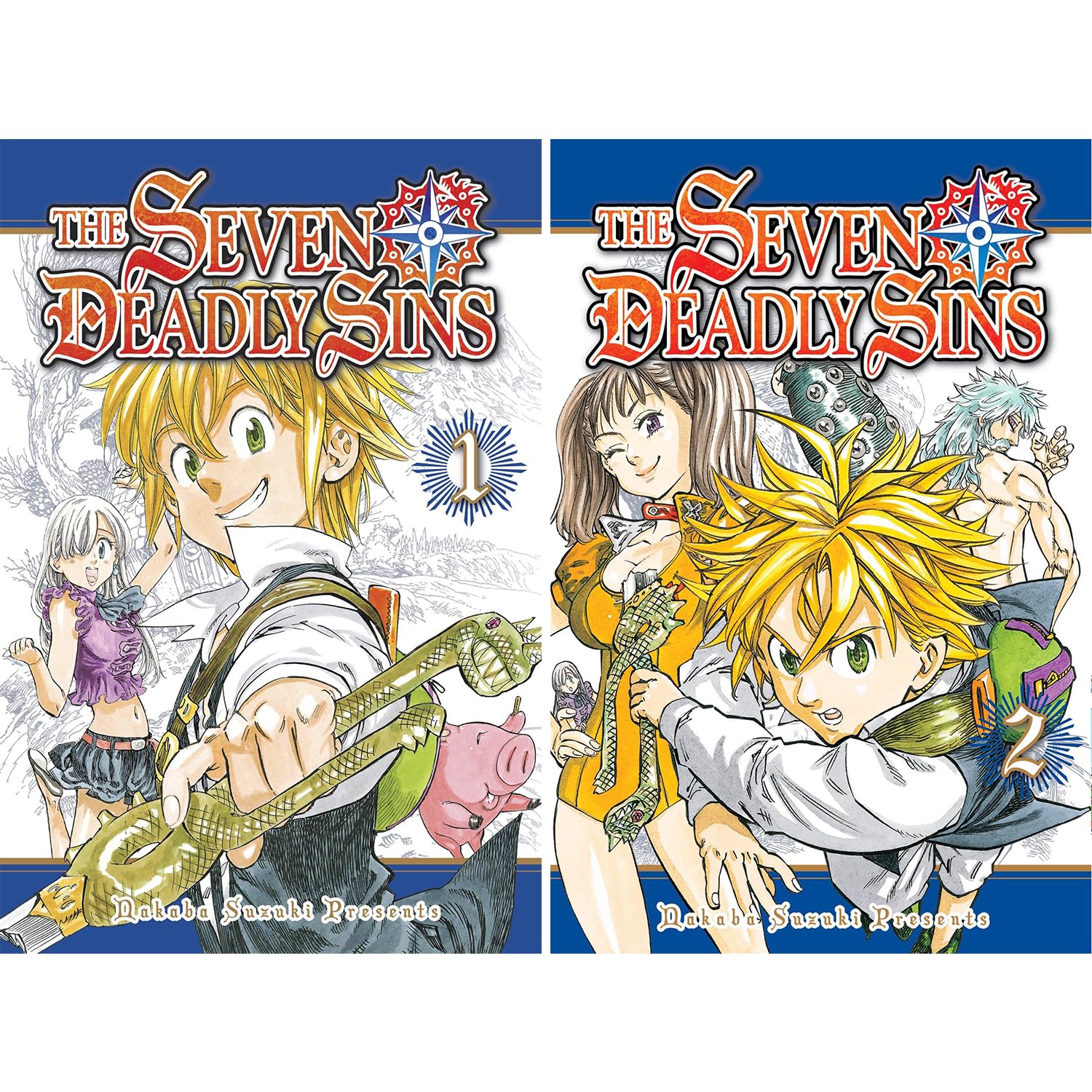Seven Deadly Sins Series Vol(1 to 10) 10 Books Collection Set by Nakaba Suzuki
