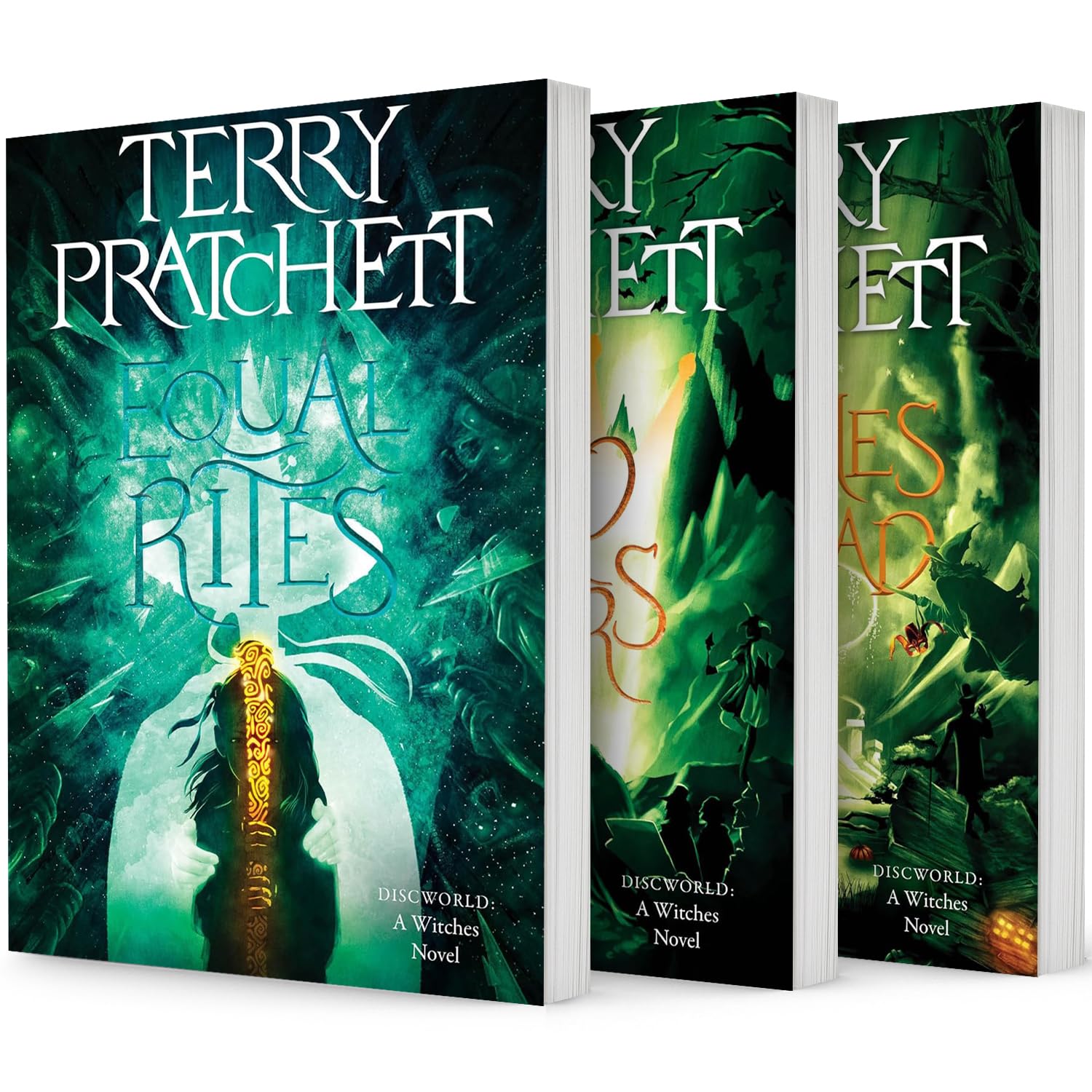 A Discworld Novel(Witches #1-3)：Equal Rites，Wyrd Sisters，Witches Abroad