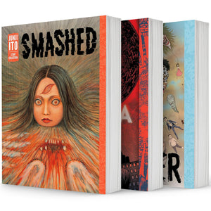 Junji Ito Story Deluxe Edition Hardcover Collection 3 books set: Shiver, Remina, Smashed