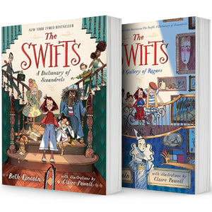 The Swifts Series, 2 Books Set (Hardcover), The Swifts: A Dictionary of Scoundrels, The Swifts: A Gallery of Rogues, by Beth Lincoln