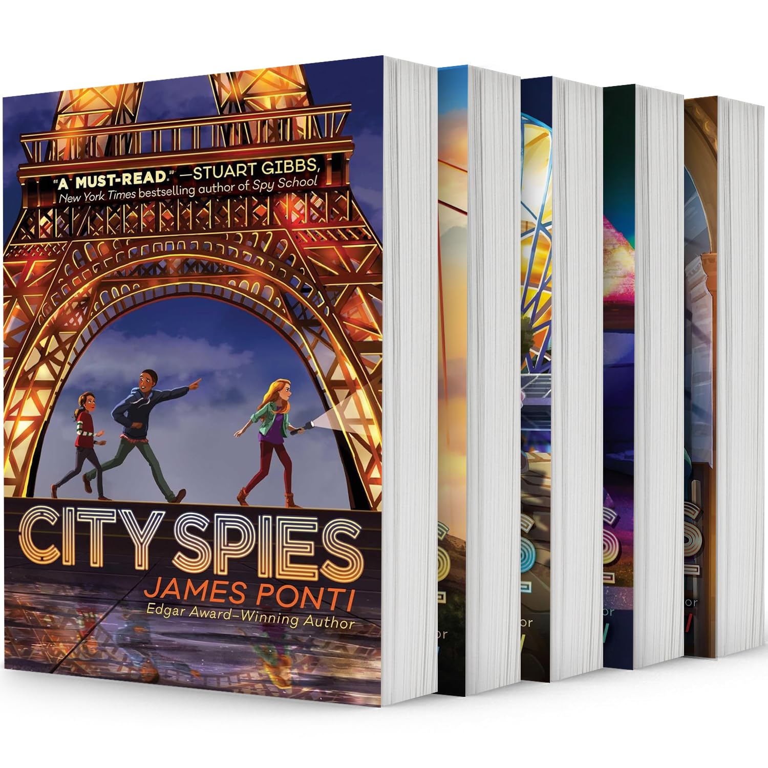 City Spies Series 5 Books Set. Mission Manhattan (Hardcover Edition); City Spies; Golden Gate; Forbidden City; City of the Dead by James Ponti