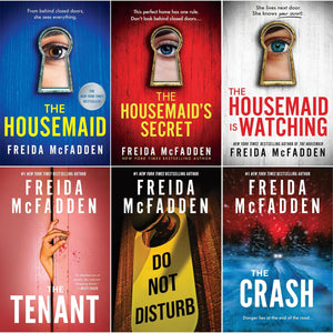 Freida McFadden Bestselling Series Collection 6-Book Set — The Housemaid, The Housemaid's Secret, The Housemaid Is Watching, The Tenant, Do Not Disturb, The Crash