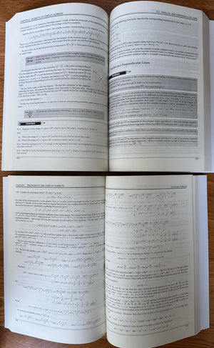 Art of Problem Solving: Precalculus Books Set (2 Books) - Precalculus Text, Precalculus Solutions Manual