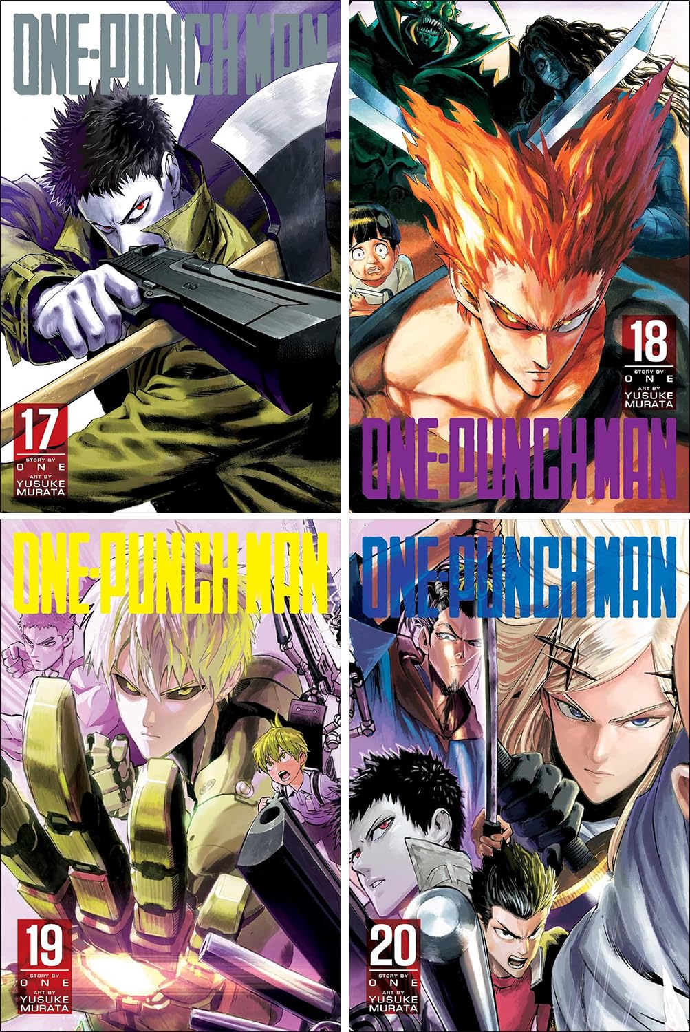 One-Punch Man Series Vol. 1-32, 32 Books Collection Set, by One