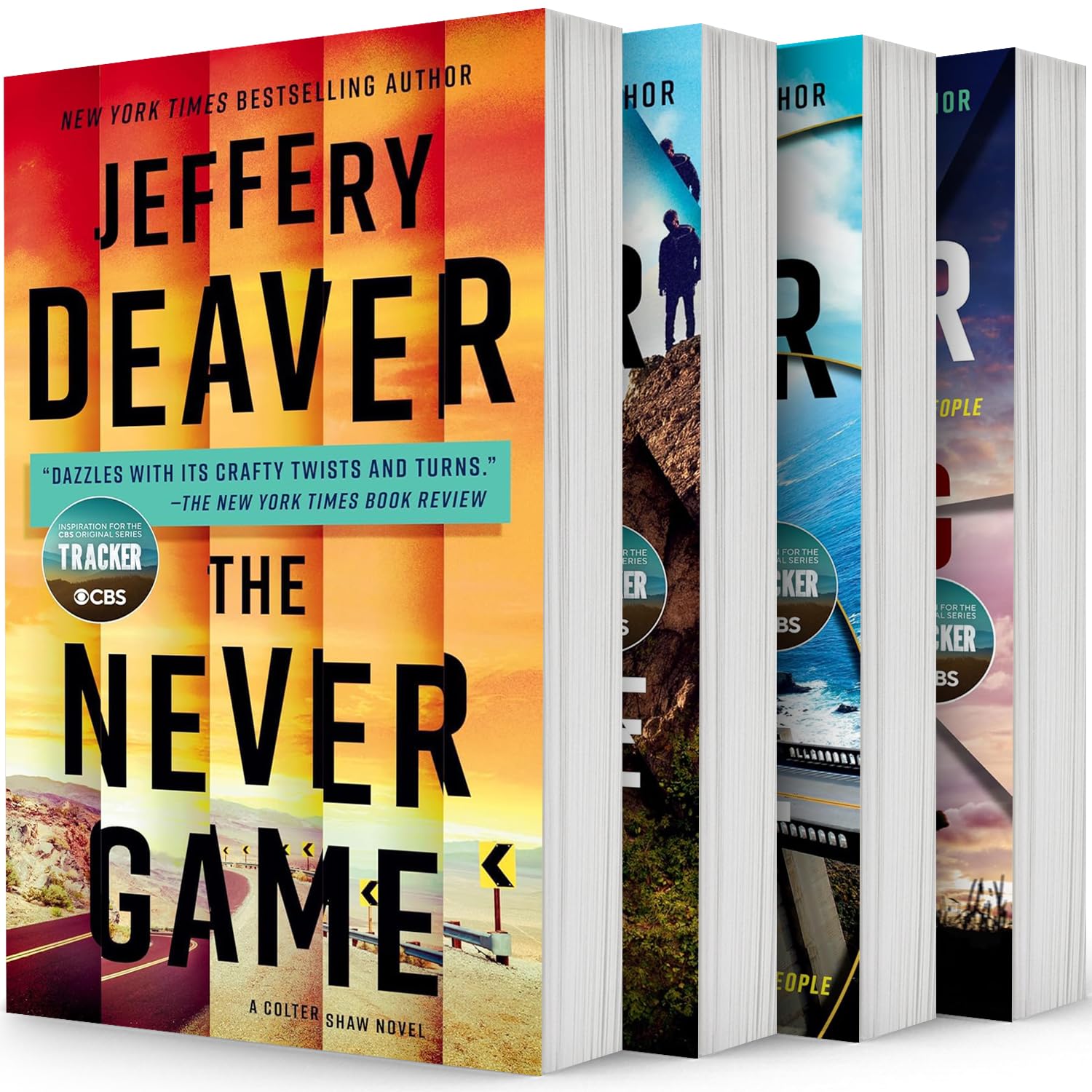 A Colter Shaw Novel Volume 1-4, Collection 4 Books Set, The Never Game, The Goodbye Man, The Final Twist, Hunting Time, by Jeffery Deaver