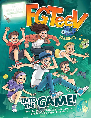 Collection 5 Books Series of FGTeeV. Into the Game! Game Break! Saves the World! Out of Time! Blasts Off! by FGTeeV
