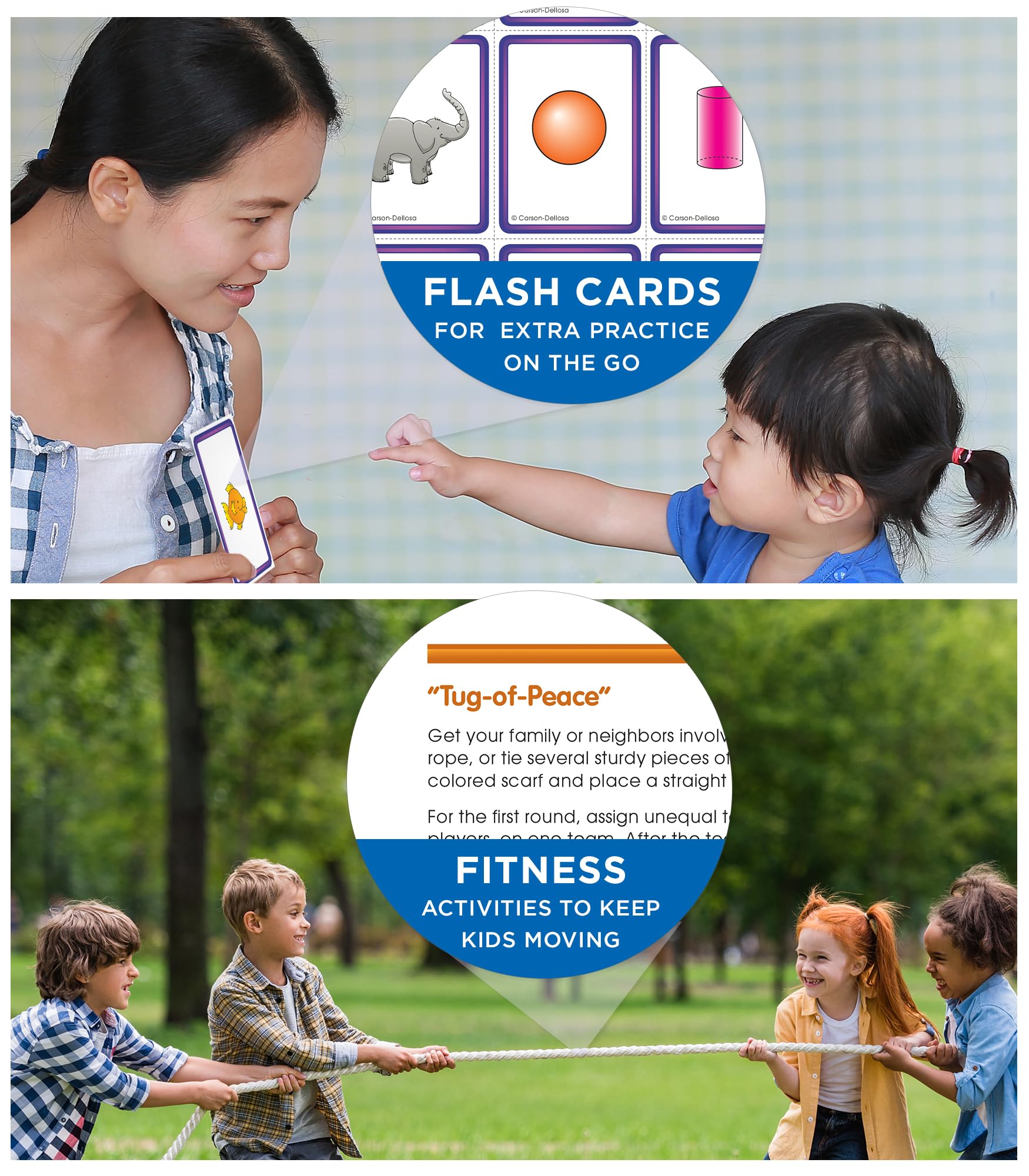 Summer Bridge Activities Preschool to Kindergarten Workbooks, PreK & K Toddler Activity Book With Phonics, Math, Science, Handwriting Practice, Early Learning Skills, and Flash Cards (Volume 1)