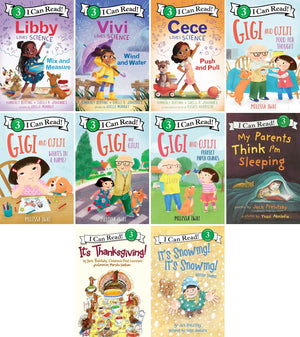 I Can Read Series Level 3: 10-Book Collection Set, Libby Loves Science: Mix and Measure, Vivi Loves Science: Wind and Water, Cece Loves Science: Push and Pull, Gigi and Ojiji & More
