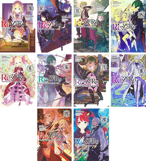 Re:ZERO -Starting Life in Another World- Vol. 11-20 Light Novel Set by Tappei Nagatsuki