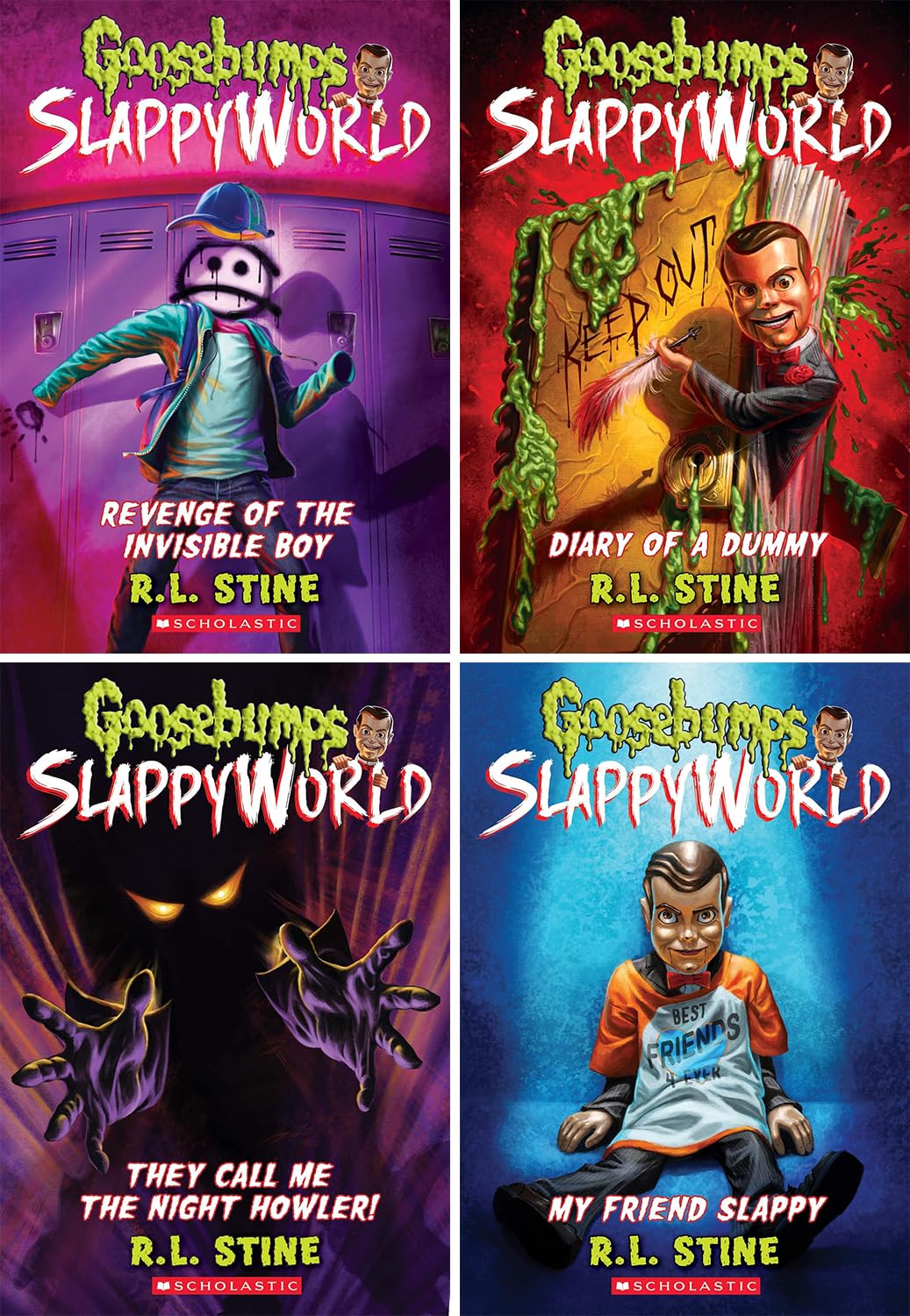 Goosebumps SlappyWorld Series Collection Book Set of 19 Books Vol.1-19 by R. L. Stine