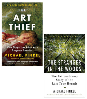 Michael Finkel Bestselling Series 2 Books Set – The Art Thief and The Stranger in the Woods