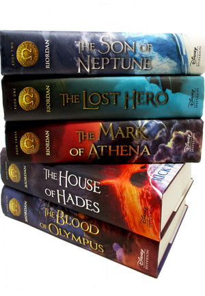 The Heroes of Olympus Collection 5 Books Set Collection by Rick Riordan (Hardback)