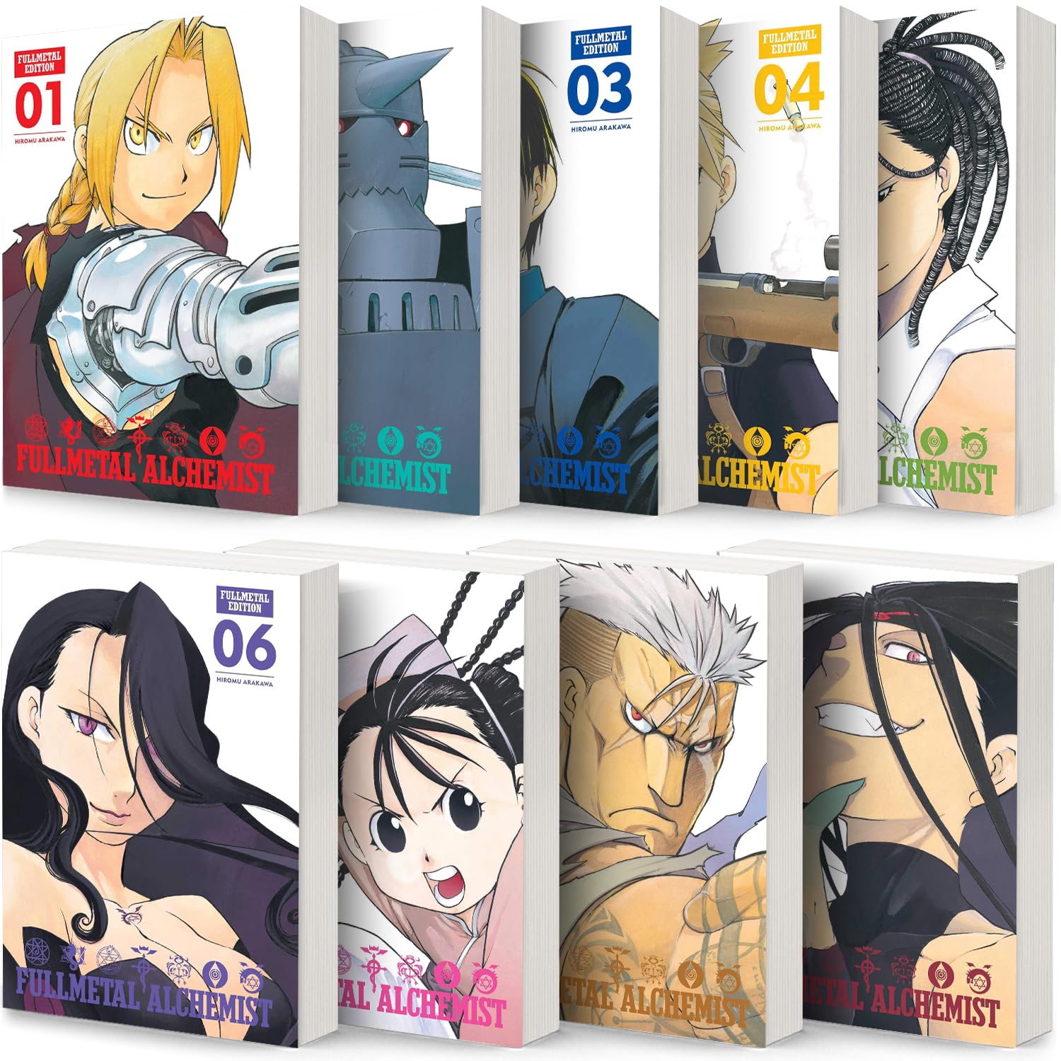 Fullmetal Alchemist: Fullmetal Edition Manga 9-book Set Vol. 1-9 by Hiromu Arakawa