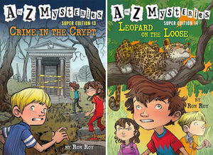 The A to Z Mysteries Super Edition Series. 14 Books Collection Set. Vol. 1- Vol. 14 by Ron Roy