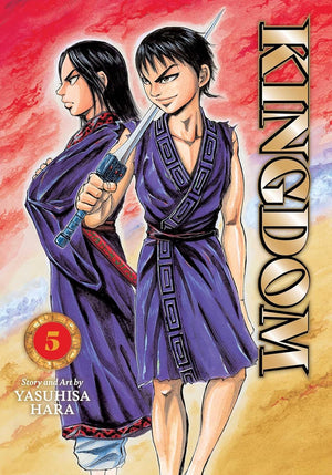 Kingdom Manga Books Set Vol. 1-5 (5 Book Collection) by Yasuhisa Hara – English Paperback Manga Series