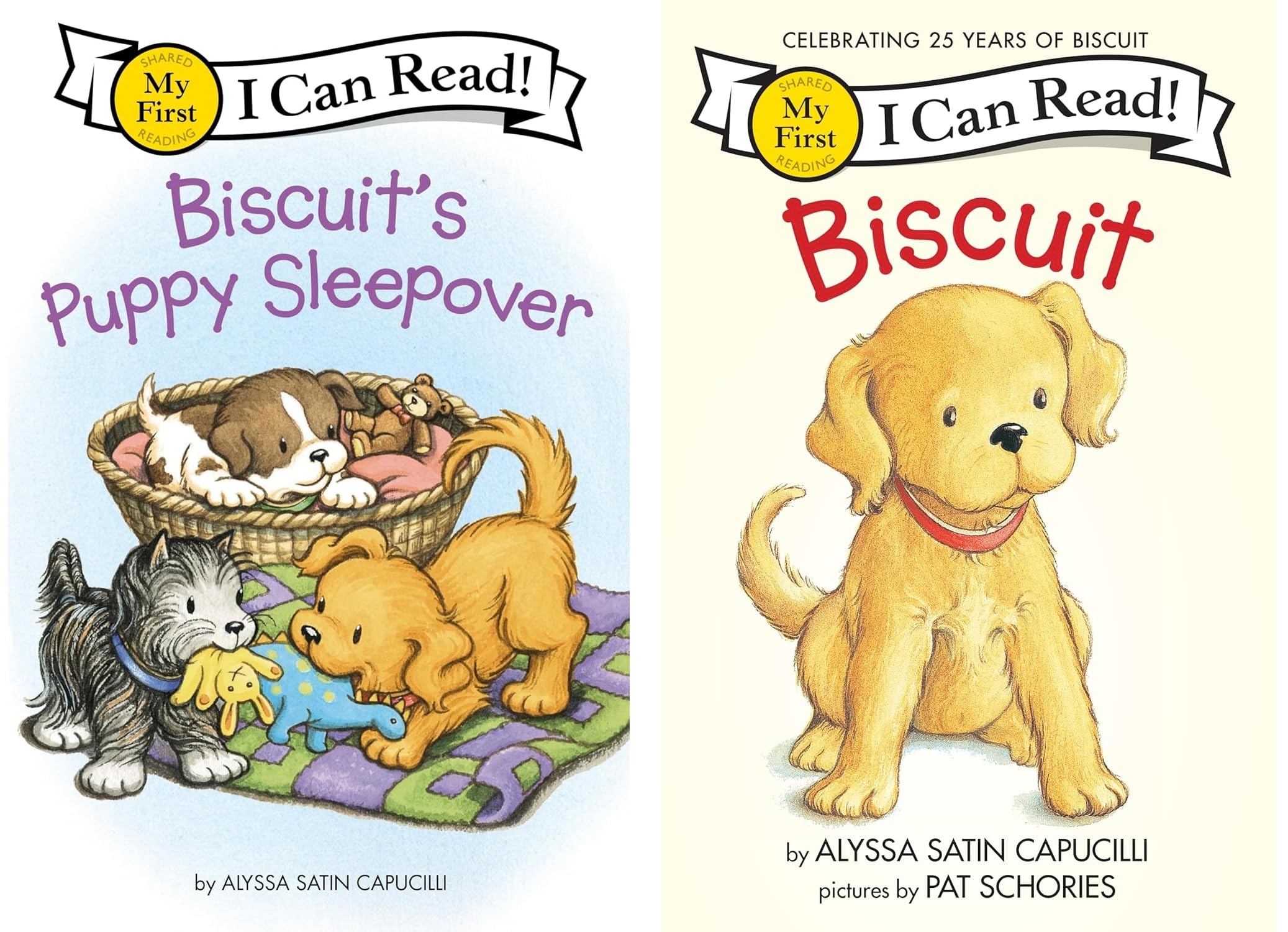 My First I Can Read Biscuit Series 10 Books Set - Biscuit Goes to School, Goes Camping, Little Pup, Flies a Kite, Puppy Sleepover, Anniversary, Baby, Rides the Ferry, Visits the Firehouse, Big Parade