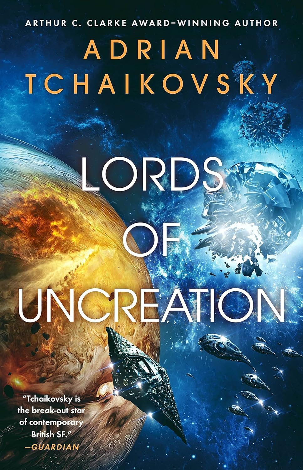 The Final Architecture Trilogy Set by Adrian Tchaikovsky (Shards of Earth, Eyes of the Void, Lords of Uncreation)